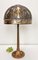 Lámpara de mesa Arts & Craft de latón y hierro hecha a mano estilo Oscar Bach, años 20, década de 1890, Imagen 1