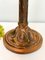 Lámpara de mesa Arts & Craft de latón y hierro hecha a mano estilo Oscar Bach, años 20, década de 1890, Imagen 5