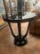 High Art Deco Side Table in Black Lacquer, Image 5