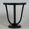 High Art Deco Side Table in Black Lacquer 2