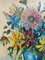 Öl auf Leinwand, Blumenstrauß, 20. Jahrhundert, 1920er, Farbe 3
