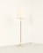 Spanish Floor Lamp in Brass and Leather, 1950s, Image 2