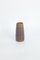 Small Mid-Century Scandinavian Modern Collectible Chocolate Stoneware Vase by Gunnar Borg for Höganäs Ceramics, 1960s 2