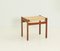 Danish Stool in Teak with Paper Cord, 1960s, Image 1