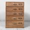 Japanese Wooden Chest of Drawers, 1930s, Image 1