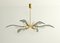 Large Italian Chandelier attributed to Fontana Arte, 1950s, Image 3