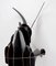 Almacenamiento de pared Fausto Ibex en negro cepillado atribuido a Ibride Benoit Convers, Francia, Imagen 2