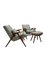 Mid-Century Modern Tatra Armchairs with Footrest, Former Czechoslovakia, 1960s, Set of 3, Image 2