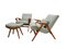 Mid-Century Modern Tatra Armchairs with Footrest, Former Czechoslovakia, 1960s, Set of 3, Image 1