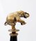 Bronze Elephants on Porcelain Columns with Bronze Borders by Wong Lee, Set of 2 8