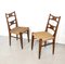 Chaises Vintage en Durmast et Rotin, Italie, 1940s, Set de 2 4