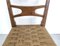 Chaises Vintage en Durmast et Rotin, Italie, 1940s, Set de 2 9