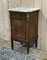 Nightstand in Marquetry and White Marble, Early 20th Century, Image 9