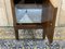 Nightstand in Marquetry and White Marble, Early 20th Century, Image 7