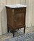 Nightstand in Marquetry and White Marble, Early 20th Century, Image 4