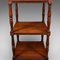English 3 Tier Whatnot Open Display Stand, 1800s 9