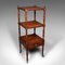 English 3 Tier Whatnot Open Display Stand, 1800s 1