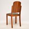 Art Deco Esstisch und Stühle aus Nussholz, 1920er, 7 . Set 17