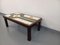 Vintage Coffee Table in Dark Wood and Ceramic of Vallauris by Jean Dasti, 1970s 14