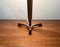 Lámpara de mesa trípode Mid-Century de madera y latón, años 60, Imagen 3