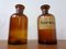 Bottiglie da farmacista vintage in vetro, set di 8, Immagine 14