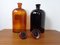 Vintage Pharmacists Glass Bottles, Set of 8 20