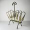 Brass Magazine Stand, Italy, 1950s, Image 4