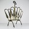 Brass Magazine Stand, Italy, 1950s, Image 12