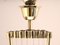 Grande Lampe d'Attente Dorée Art Déco attribuée à Henri Petitot pour Atelier Petitot, 1930s 10