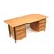 Grand Bureau de Direction Vintage en Bois de Teck, 1960s 7