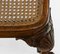 English Walnut & Cane Window Seat on Claw & Ball Legs, 1890s, Image 7