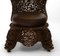19th Century Burmese Anglo Indian Carved High Back Side Chair, Image 3