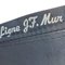 Sofá francés vintage de cuero negro de JF Mur, Imagen 16