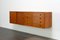 Danish Modern Wall Mounted Teak Sideboard by Thygesen & Sørensen, 1960s 1