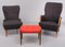 For Him and Her Easy Chairs and Matching Ottoman, 1955, Set of 3 5
