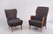 For Him and Her Easy Chairs and Matching Ottoman, 1955, Set of 3 12