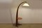 Mid-Century Arc Floor Lamp in Wood, 1950s 3