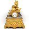 19th Century Louis Philippe Gilt Bronze Pendulum Clock, Image 1