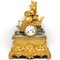 Reloj de péndulo Louis Philippe de bronce dorado, siglo XIX, Imagen 1