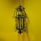French Gothic Style Metal Lantern, 1900s 3
