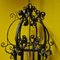 French Gothic Style Metal Lantern, 1900s 6