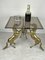Coffee Table in Brass with Smoked Glass Top, Italy, 1960s 3