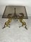 Coffee Table in Brass with Smoked Glass Top, Italy, 1960s 5