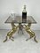 Coffee Table in Brass with Smoked Glass Top, Italy, 1960s 2