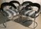 Steel Chairs by Giotto Stoppino for Kartell, Italy, 1970s, Set of 4 1