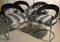 Steel Chairs by Giotto Stoppino for Kartell, Italy, 1970s, Set of 4, Image 1