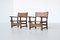 Spanish Lounge Chairs in Oak and Saddle Leather, 1960s, Set of 2, Image 5