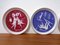 Porcelain Coasters by Raymond Peynet for Rosenthal Studio Line, 1960s, Set of 12 14