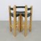 Postmodern Bar Stools in Leather, 1990s, Set of 3 13