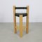 Postmodern Bar Stools in Leather, 1990s, Set of 3, Image 3